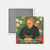 La Berceuse (Augustine Roulin) von Vincent van Gog Magnet (Vorderseite/Rückseite)