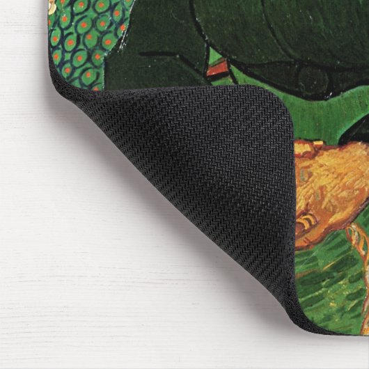 La Berceuse (Augustine Roulin) von Vincent van Gog Mousepad (Ecke)