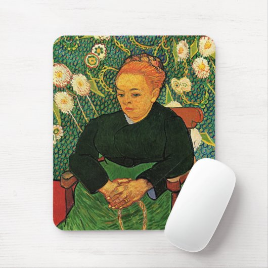 La Berceuse (Augustine Roulin) von Vincent van Gog Mousepad (Mit Mouse)