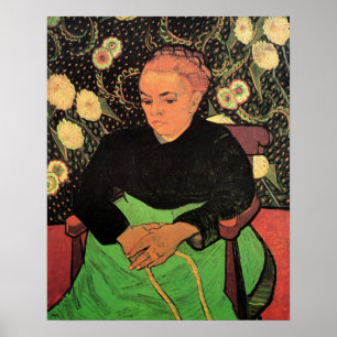 La Berceuse (Augustine Roulin) von Vincent van Gog Poster