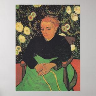 La Berceuse (Augustine Roulin) von Vincent Van Gog Poster