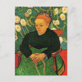 La Berceuse (Augustine Roulin) von Vincent van Gog Postkarte (Vorderseite)