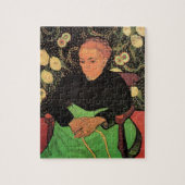La Berceuse (Augustine Roulin) von Vincent van Gog Puzzle (Vertikal)