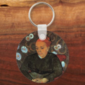 La Berceuse (Augustine Roulin) von Vincent van Gog Schlüsselanhänger (Vorderseite)