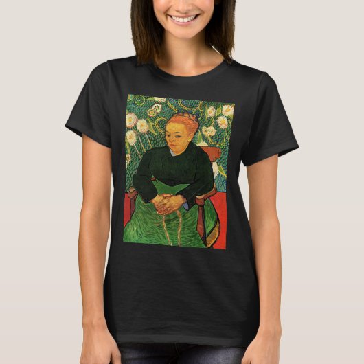 La Berceuse (Augustine Roulin) von Vincent van Gog T-Shirt (Vorderseite)