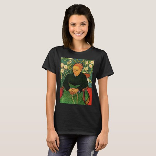 La Berceuse (Augustine Roulin) von Vincent van Gog T-Shirt (Vorne ganz)