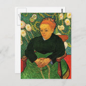 La Berceuse Augustine Roulin von Vincent van Gogh Postkarte (Vorne/Hinten)