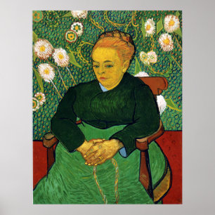 La Berceuse, Frau, die eine Wiege rockt, Van Gogh Poster