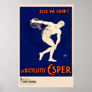 La Bicyclette Esper Poster