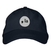 ,la Blue Hat Bestickte Baseballkappe (Vorderseite)