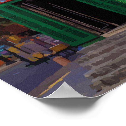 La Boca, Argentinien Reisewerk Poster (Ecke)