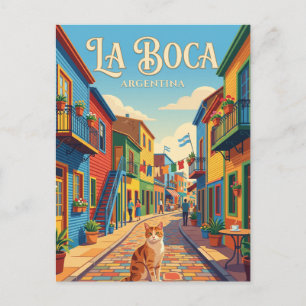 La Boca, Buenos Aires Argentinien Postkarte