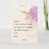 La Boca Gold Wirst du meine Brautjungfer sein Boge Karte (Rückseite)