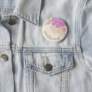 La Boca Golden Blush zarter Bogen Brautjungfer Bou Button