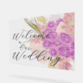 La Boca Golden Rose Sheer Bow Bouquet Acrylschild (Winkel)