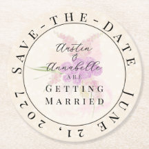 La Boca Golden Sheer Bow Bouquet Save-the-Date