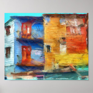 La Boca Houses Poster