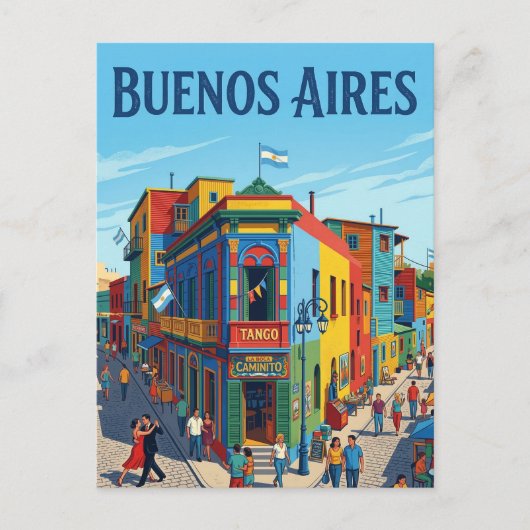 La Boca Postkarte (Vorderseite)