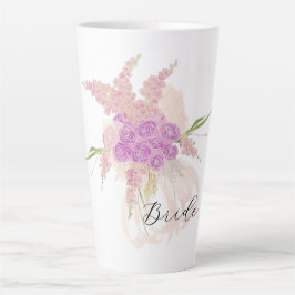 La Boca Rosa Brides Blush Bogen Blumenstrauß Milchtasse