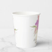La Boca Rosa rosa Bogen Rosenbouquet Papierbecher (Rechts)