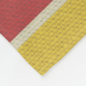 La Boca Striped Fleecedecke (Ecke)