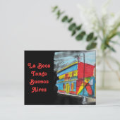 La Boca Tango Postkarte (Stehend Vorderseite)