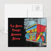 La Boca Tango Postkarte (Vorne/Hinten)