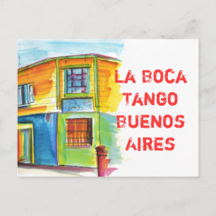 La Boca Tango Postkarte