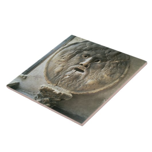 La Bocca di Verita (der Mund der Wahrheit) (Foto) Fliese (Seite)