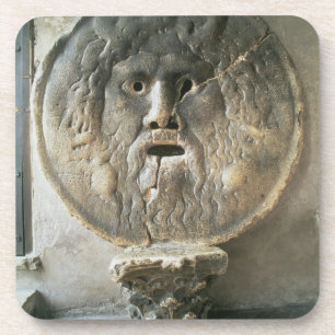 La Bocca di Verita (der Mund der Wahrheit) (Foto) Getränkeuntersetzer