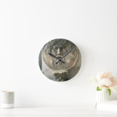 La Bocca di Verita (Foto) Runde Wanduhr (Zuhause)