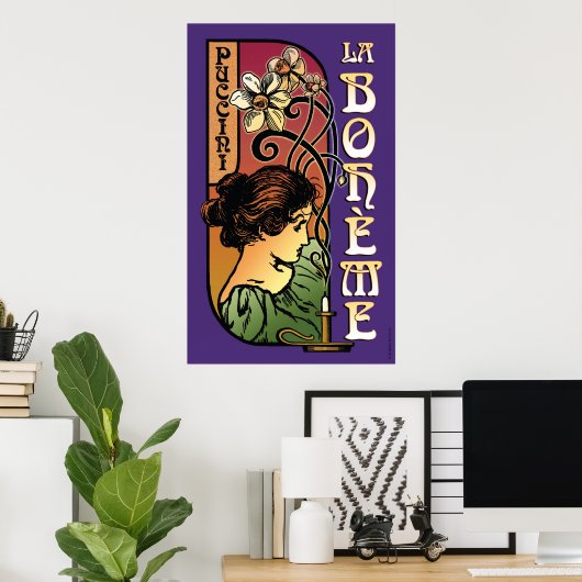 La Boheme, Opera Poster (Heimbüro)