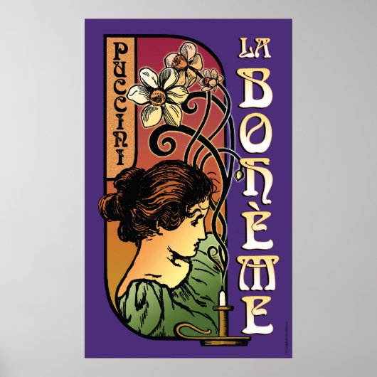 La Boheme, Opera Poster (Vorne)