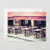 La Boheme Paris Café Postcard Postkarte (Vorne/Hinten)