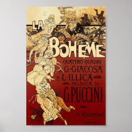La Boheme poster von Hohenstein