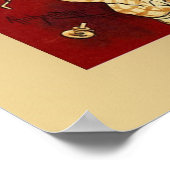 La Boheme ~ Puccini Opera 1896 Poster mit Hintergr (Ecke)