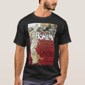 La Boheme Vintage Poster T-Shirt (Vorderseite)