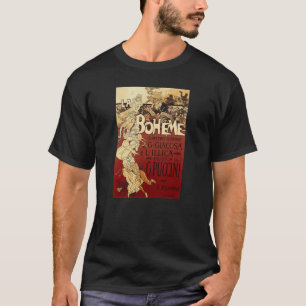 La Bohème - Vintages Poster von 1896 T-Shirt