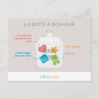 La boîte à Bonheur Postkarte