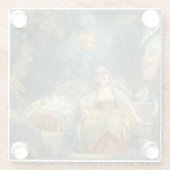 La Bonne Mere - J B Audebert - c1790 Glasuntersetzer (Rückseite)
