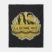 La Bonne Nuit - Treffen Sie sich bei der Speakeasy Fleecedecke (Vorderseite)
