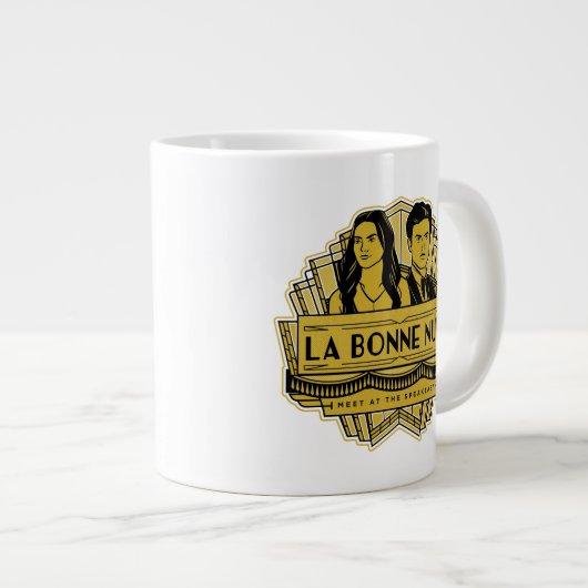 La Bonne Nuit - Treffen Sie sich bei der Speakeasy Jumbo-Tasse (Vorderseite Rechts)