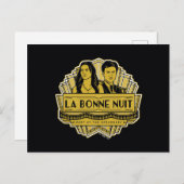 La Bonne Nuit - Treffen Sie sich bei der Speakeasy Postkarte (Vorne/Hinten)