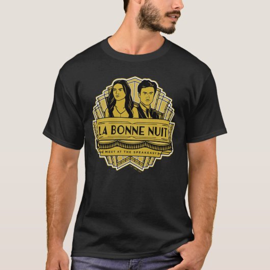 La Bonne Nuit - Treffen Sie sich bei der Speakeasy T-Shirt (Vorderseite)