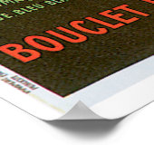 La Boulonnaise Canned Fisch Vintage Küche und Kuns Poster (Ecke)