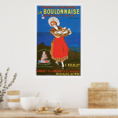 La Boulonnaise Canned Fisch Vintage Küche und Kuns Poster (Küche)