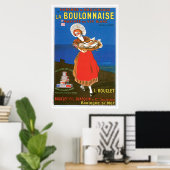 La Boulonnaise Canned Fisch Vintage Küche und Kuns Poster (Heimbüro)