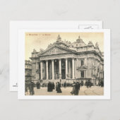 La Bourse, Brüssel, Belgien Vintag Postkarte (Vorne/Hinten)