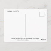 LA BREA TAR PITS #1 Postkarte (Rückseite)
