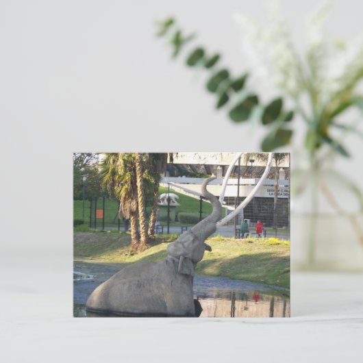 LA BREA TAR PITS #1 Postkarte (Stehend Vorderseite)